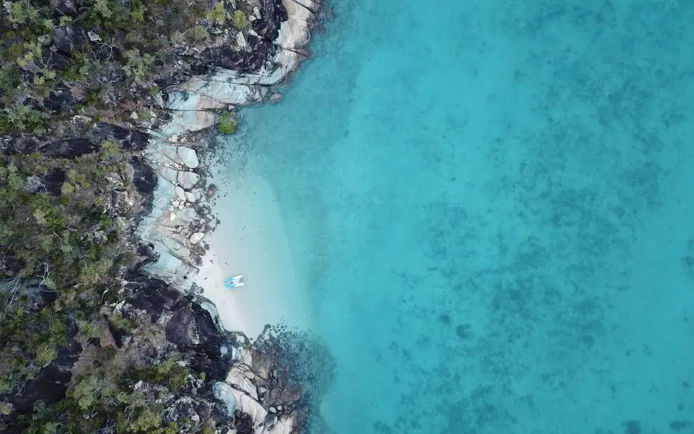 Snorkelling adventure on a Whitsunday sailing tour